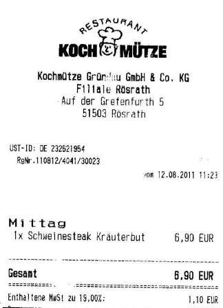 tbag Hffner Kochmtze Restaurant